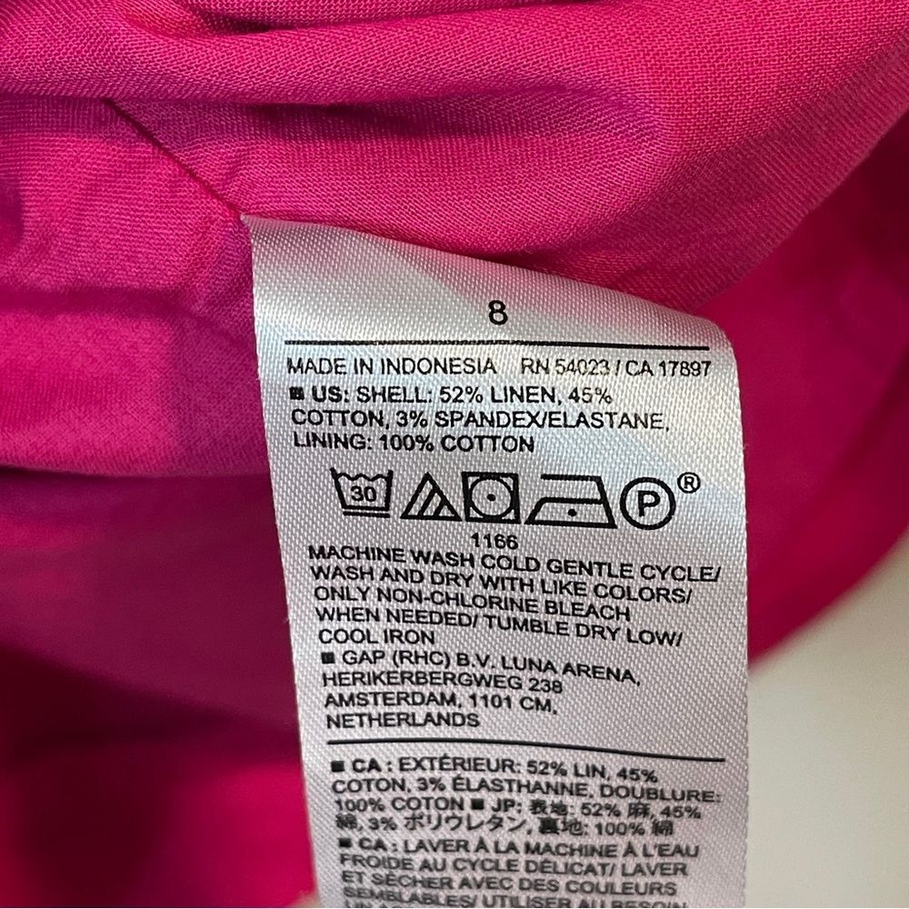 Banana Republic Fuchsia Linen Blend Skirt Set - Picture 11 of 11